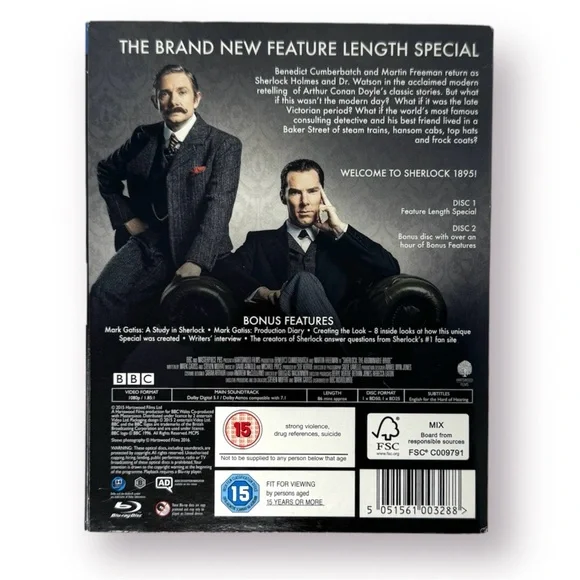 🛍️SALE🛍️ Sherlock: The Abominable Bride (Blu-ray) - Picture 3 of 9